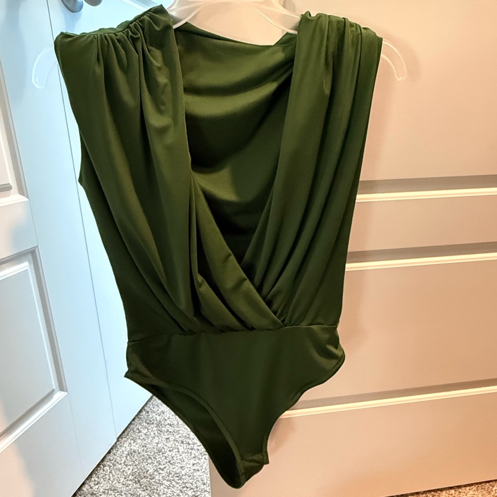 Elegant Green Bodysuit
